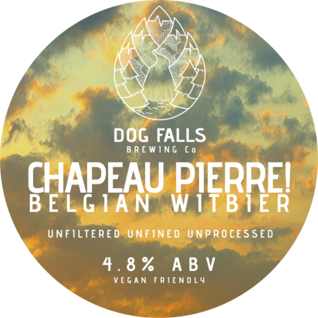 Dog Falls Brewing Co Chapeau Pierre! - Belgian Witbier 440ml (DATED 22/10/22)-Beer-745114658326-Fountainhall Wines