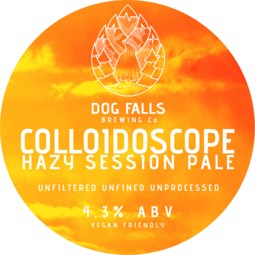 Dog Falls Brewing Co Colloidoscope - Hazy Session Pale Ale 440ml-Beer-745114658333-Fountainhall Wines