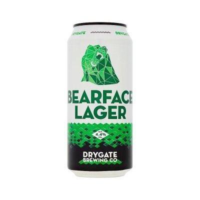 Drygate Bearface Lager 440ml Can-Scottish Beers-5060691140046-Fountainhall Wines