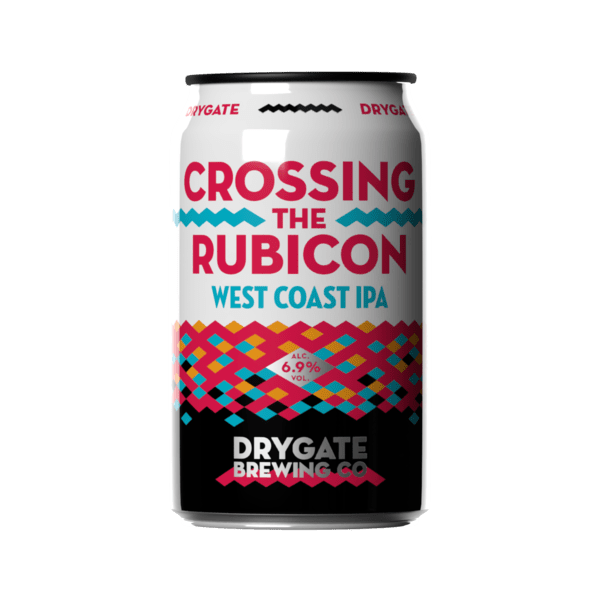 Drygate Crossing The Rubicon 330ml Can - West Coast IPA-Scottish Beers-5034743300412-Fountainhall Wines