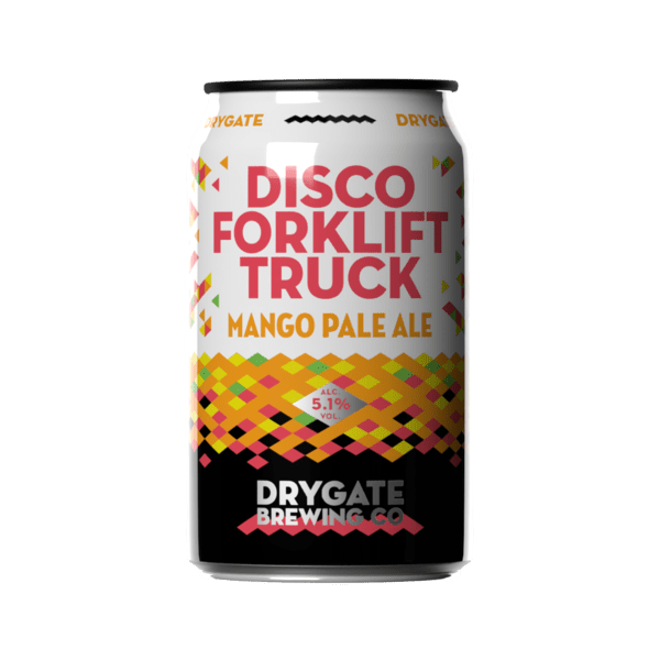 Drygate Disco Forklift Truck 330ml Can - Mango Pale Ale-Scottish Beers-5034743300436-Fountainhall Wines