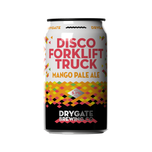 Drygate Disco Forklift Truck 330ml Can - Mango Pale Ale-Scottish Beers-5034743300436-Fountainhall Wines