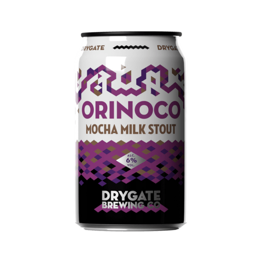 Drygate Orinoco 330ml Can - Mocha Milk Stout-Scottish Beers-5034743300450-Fountainhall Wines