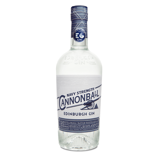 Edinburgh Gin Navy Strength Cannonball Gin 70cl-Gin-5060232070948-Fountainhall Wines