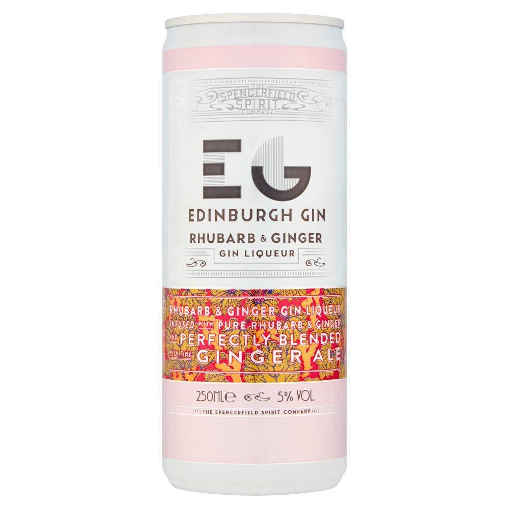 Edinburgh Gin's Rhubarb & Ginger 250ml-RTD's (Ready To Drink)-Fountainhall Wines