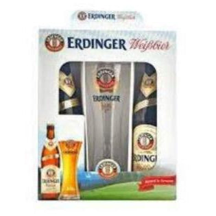 Erdinger Weissbier 2 X 500ml + Glass-World Beer-4002103294917-Fountainhall Wines
