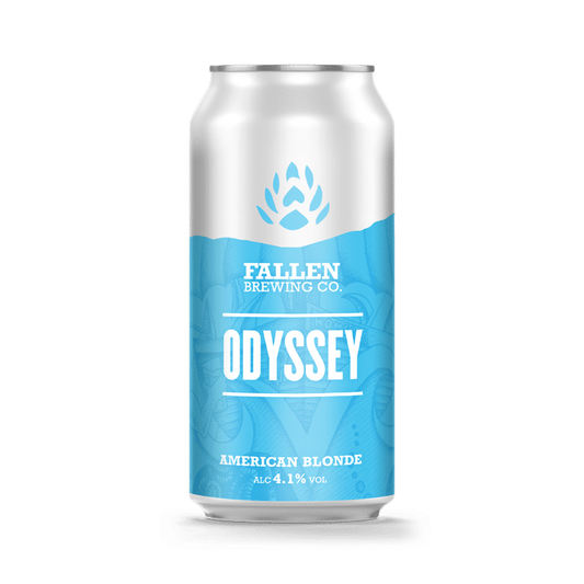 Fallen Brewing Odyssey American Blonde 440ml Can-Scottish Beers-793618519742-Fountainhall Wines