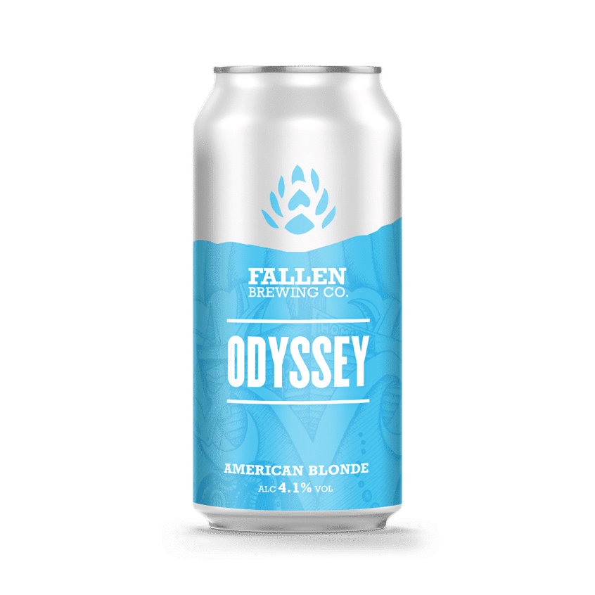 Fallen Brewing Odyssey American Blonde 440ml Can-Scottish Beers-Fountainhall Wines