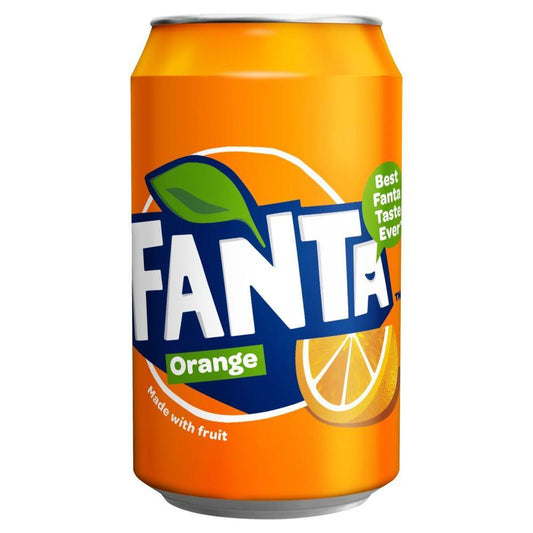 Fanta Orange 330ml Can-Soft Drink-5449000011527-Fountainhall Wines
