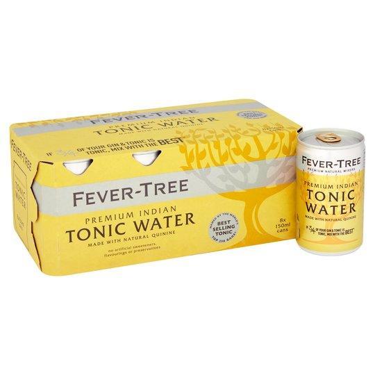 Fever Tree Premium Tonic Water 8 x 150ml-Soft Drink-5060108450959-Fountainhall Wines