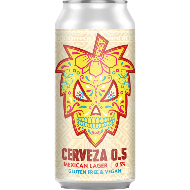 Fierce Cerveza Alcohol Free Mexican Lager 0.5% 440ml Can-Scottish Beers-5060468514346-Fountainhall Wines