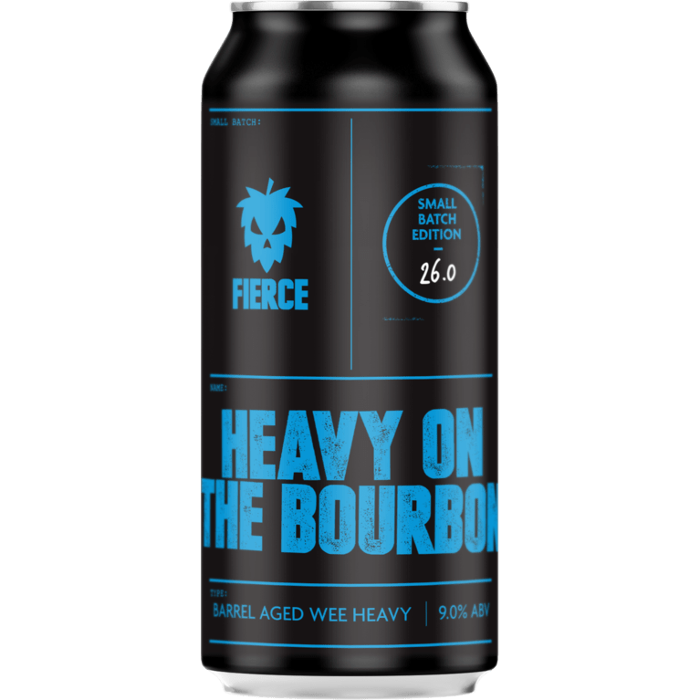 Fierce Heavy On The Bourbon - Barrel Aged Wee Heavy 440ml Can-Scottish Beers-5060468512205-Fountainhall Wines