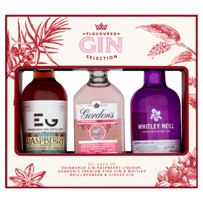 Flavoured Gin Selection Trio 3x5cl Gift Pack-Gin-5060038026095-Fountainhall Wines