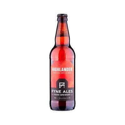 Fyne Ales Highlander - Traditional Scottish Amber 500ml-Scottish Beers-5060041570158-Fountainhall Wines