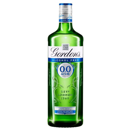 Gordon's Alcohol Free 0.0% 70cl-Gin-5000289932509-Fountainhall Wines