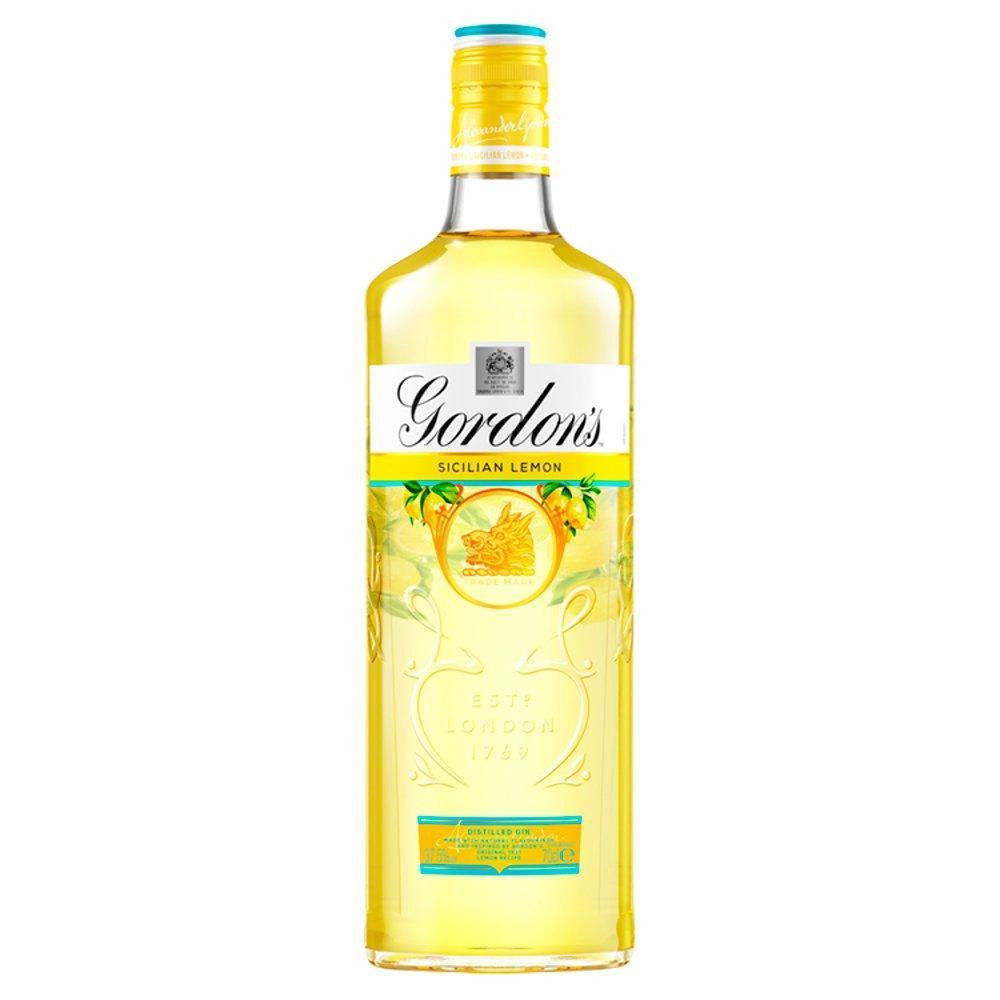Gordon's Sicilian Lemon Gin 70cl-Gin-5000289932240-Fountainhall Wines