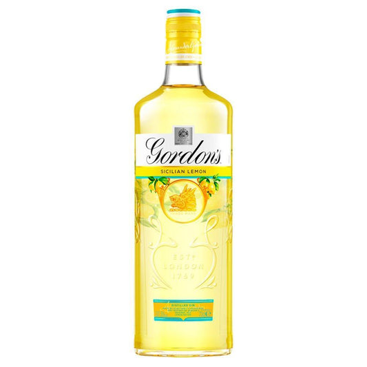 Gordon's Sicilian Lemon Gin 70cl-Gin-5000289932240-Fountainhall Wines