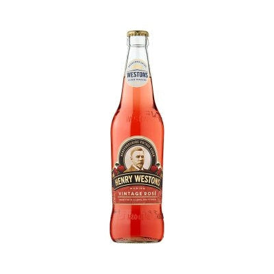 Henry Westons Vintage Rose Cider 500ml-Cider-5014201701845-Fountainhall Wines