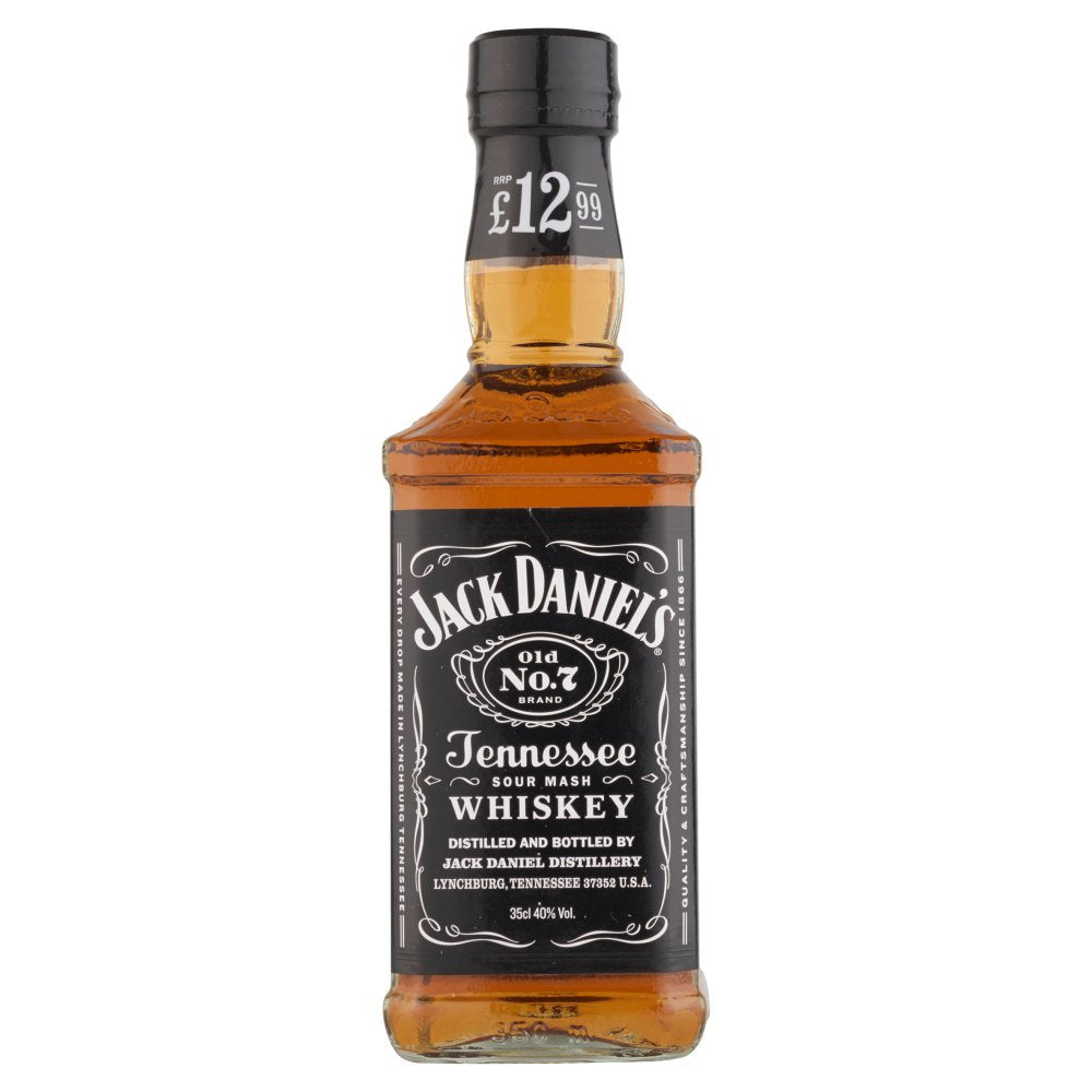 Jack Daniels Old No.7 Tennessee Whiskey 35cl (Price Marked £12.99)-American Whiskey-Fountainhall Wines