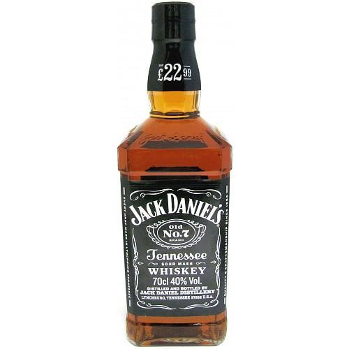 Jack Daniels Old No.7 Tennessee Whiskey 70cl (Price Marked £22.99)-American Whiskey-5099873012499-Fountainhall Wines