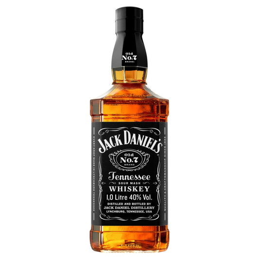 Jack Daniels Old No.7 Tennessee Whiskey Litre-American Whiskey-Fountainhall Wines