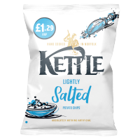 Kettle Chips Lightly Salted 80G (Price Marked £1.29)-Snacks-5017764901202-Fountainhall Wines