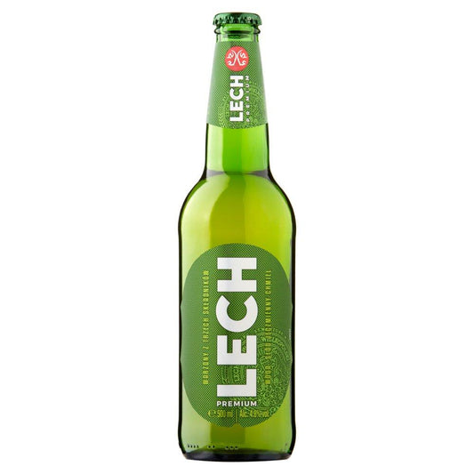 Lech Premium 500ml Bottle-World Beer-5901359074658-Fountainhall Wines