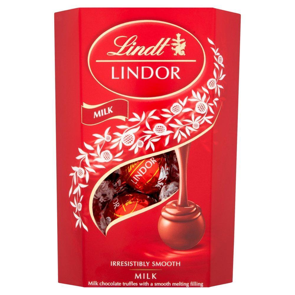 Lindt Lindor Milk Chocolate Truffles 200G-Confectionery-8003340090535-Fountainhall Wines