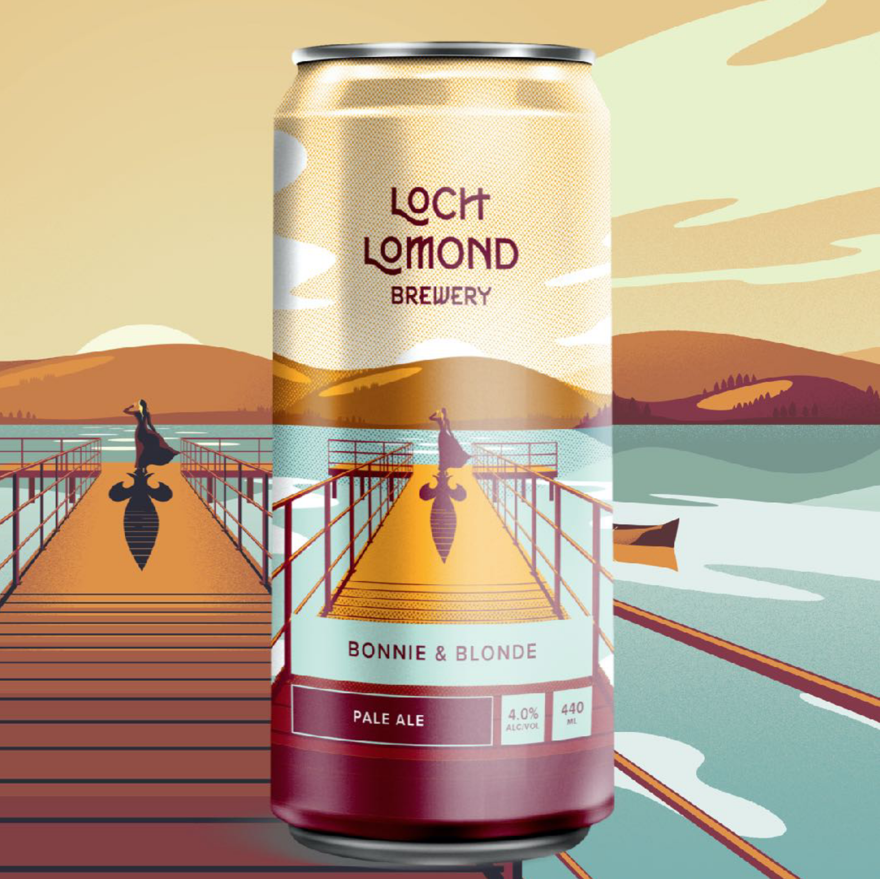 Loch Lomond Brewery Bonnie and Blonde - Pale Ale 440ml-Scottish Beers-5060288491261-Fountainhall Wines