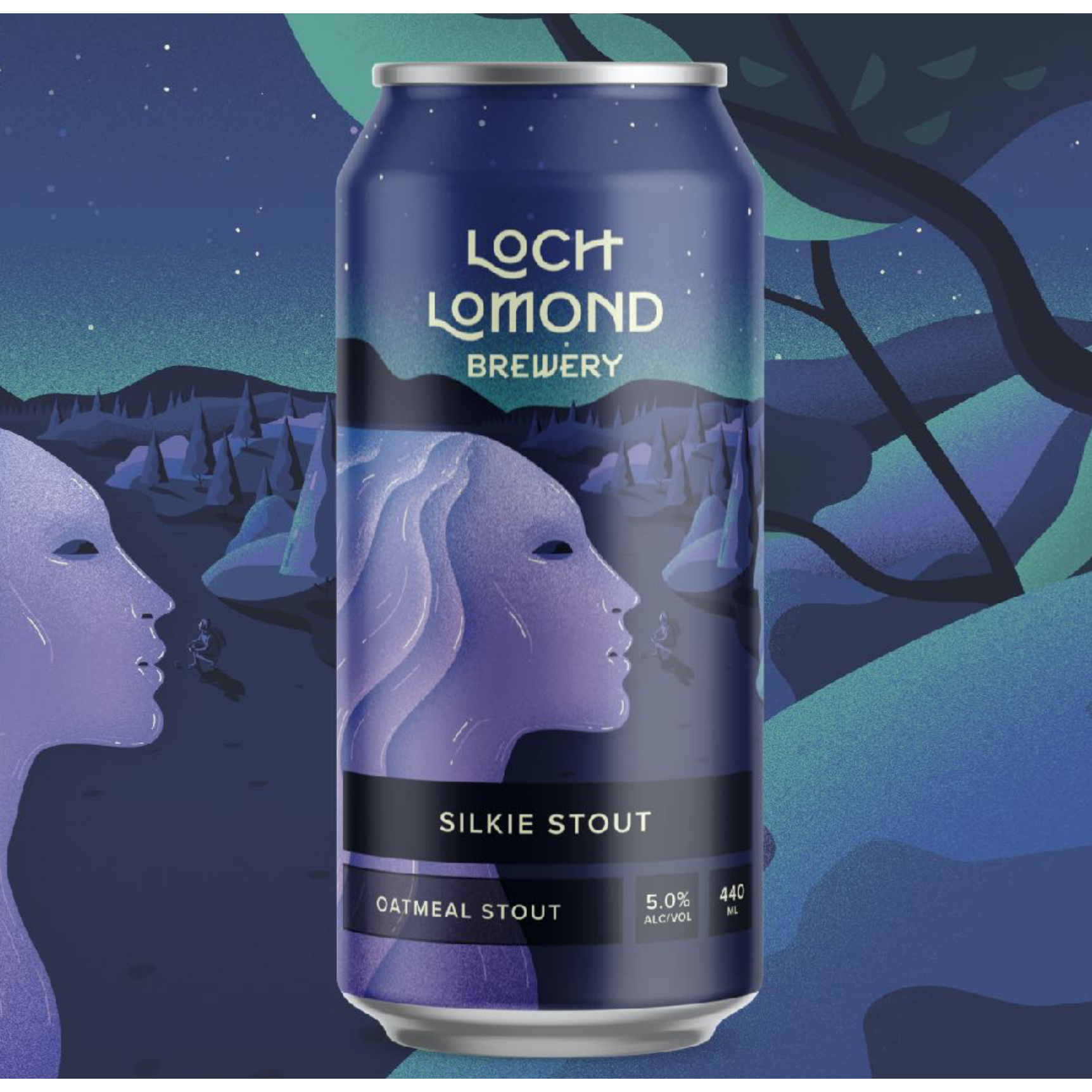 Loch Lomond Brewery Silkie Stout - Oatmeal Stout 440ml-Scottish Beers-5060288490578-Fountainhall Wines
