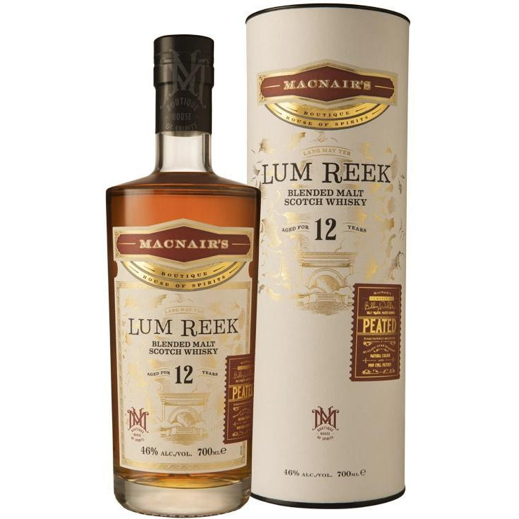 MacNair's Lum Reek Peated 12 Year Old-Blended Whisky-Fountainhall Wines