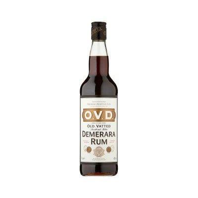 O.V.D. Old Vatted Demerara 70cl-Dark Rum-Fountainhall Wines