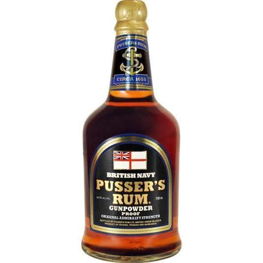 Pusser's British Navy Gunpowder-Rum-088320005110-Fountainhall Wines