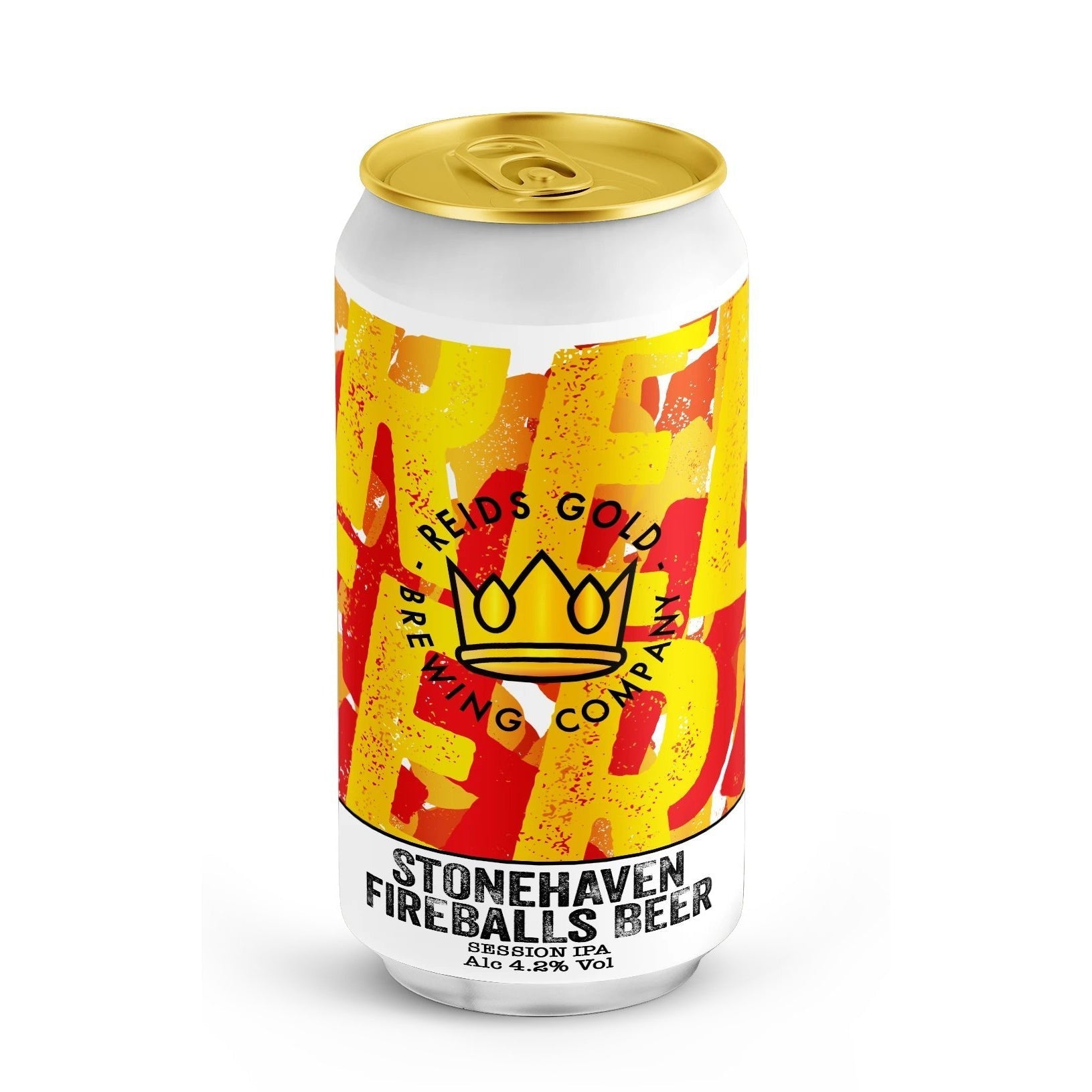 Reids Gold Fireball Beer - Session IPA 440ml-Scottish Beers-Fountainhall Wines