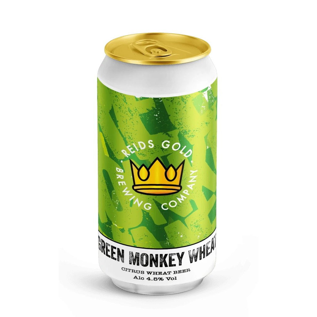 Reids Gold Green Monkey Wheat - Citrus Wheat Beer 440ml-Scottish Beers-Fountainhall Wines