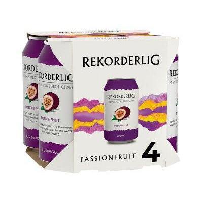 Rekorderlig Passionfruit Premium Swedish Cider 4x330ml-Cider-7311100437218-Fountainhall Wines