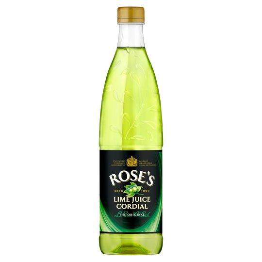Rose's Lime Juice Cordial Litre-Soft Drink-Fountainhall Wines