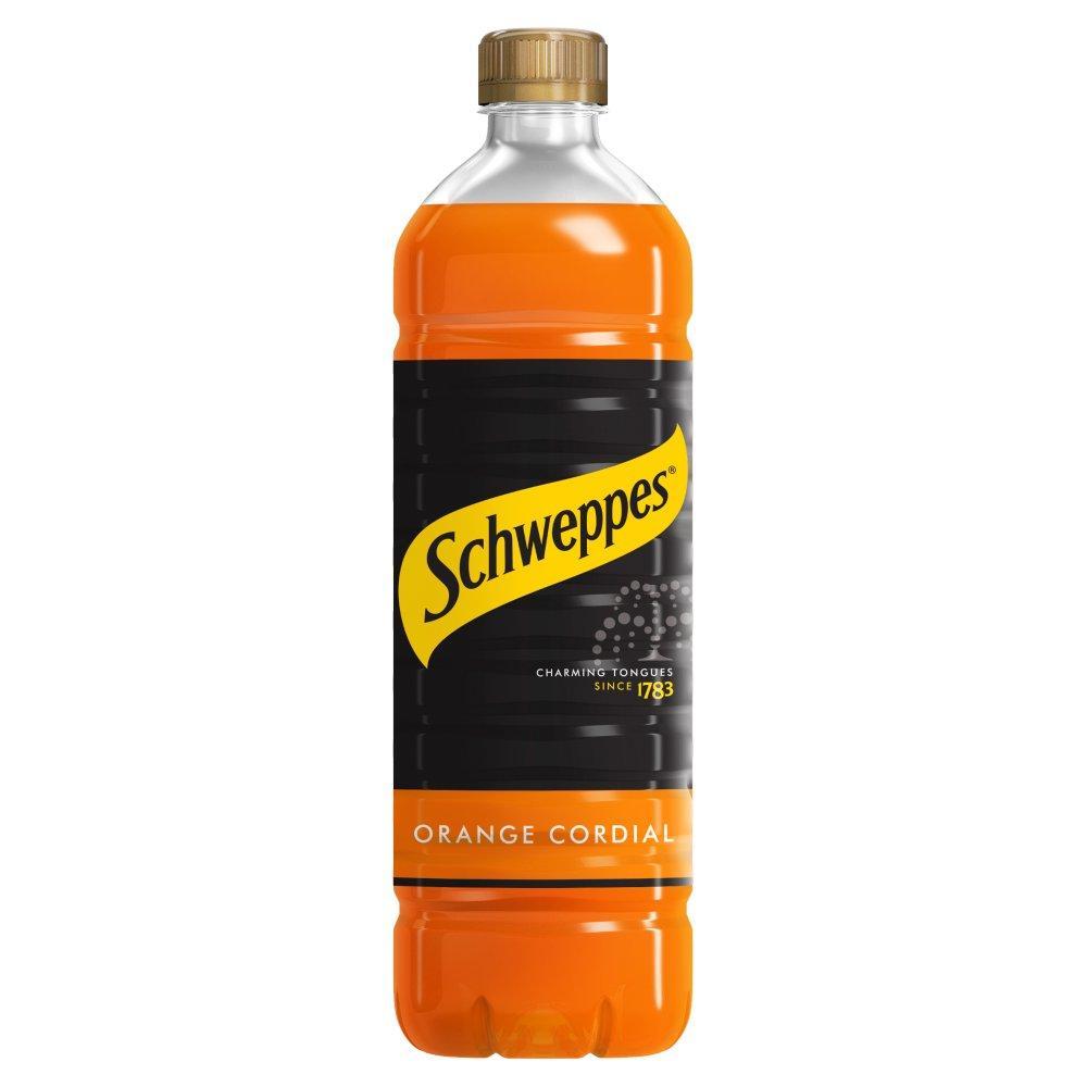 Schweppes Orange Cordial Litre-Soft Drink-Fountainhall Wines