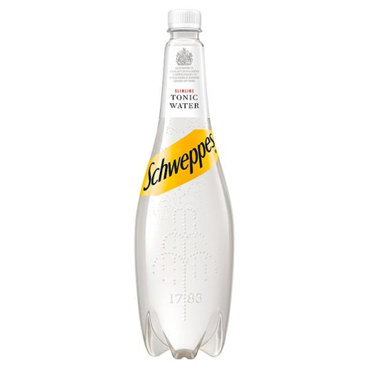 Schweppes Slimline Tonic Water Litre-Soft Drink-Fountainhall Wines