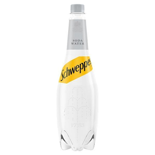 Schweppes Soda Water Litre-Soft Drink-5449000133410-Fountainhall Wines