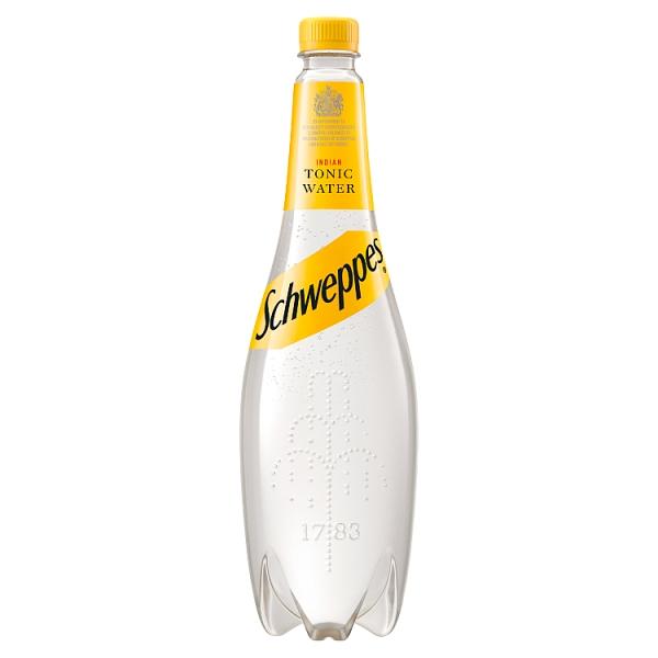 Schweppes Tonic Water Litre-Soft Drink-5449000133373-Fountainhall Wines