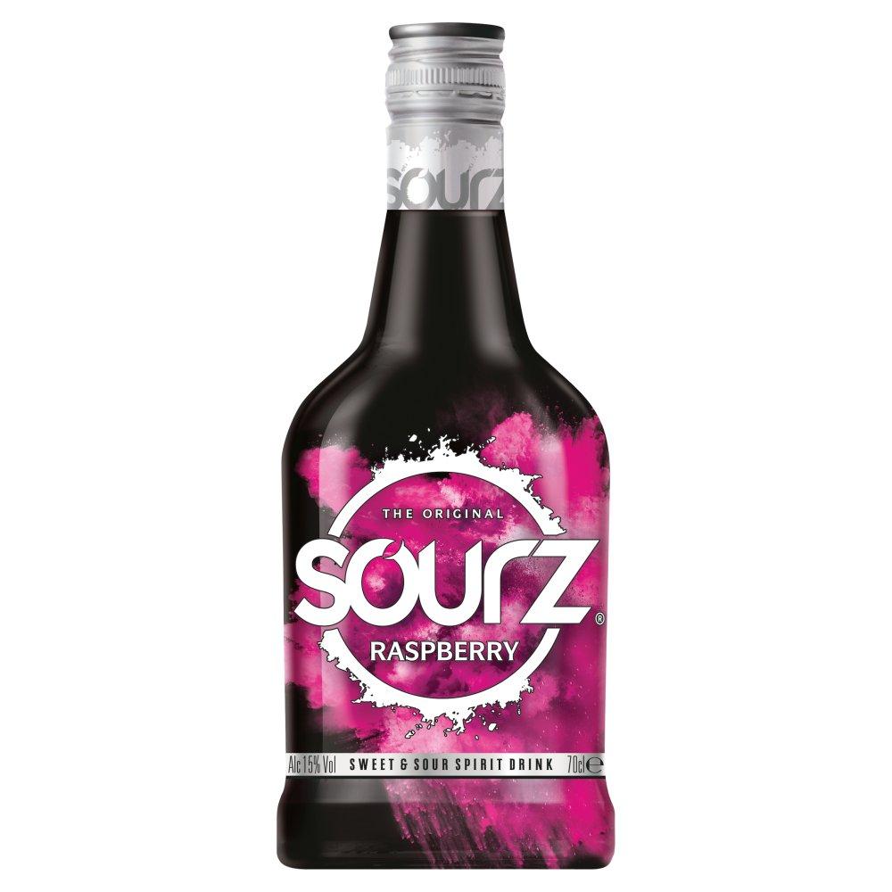 Sourz Raspberry 70cl-Liqueurs-5060045582447-Fountainhall Wines