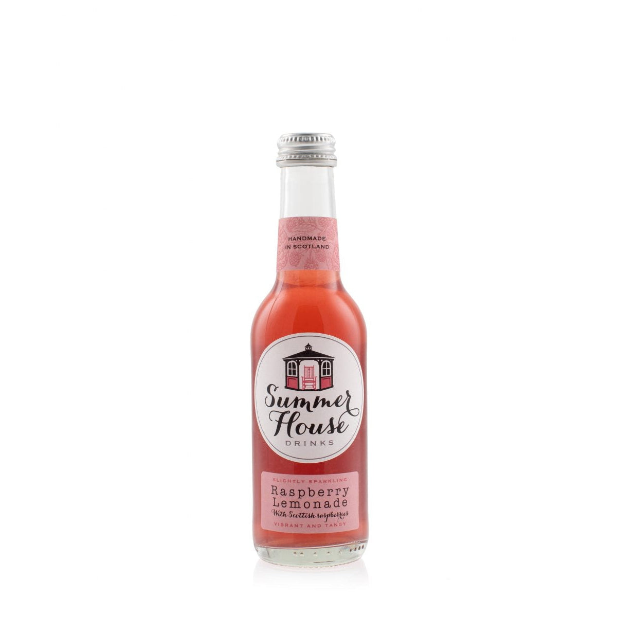 Summer House Drinks Raspberry Lemonade With Scottish Raspberries 250ml-Soft Drink-5060180700256-Fountainhall Wines