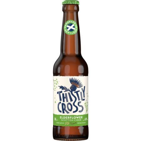 Thistly Cross Elderflower Scottish Cider 330ml-Cider-Fountainhall Wines