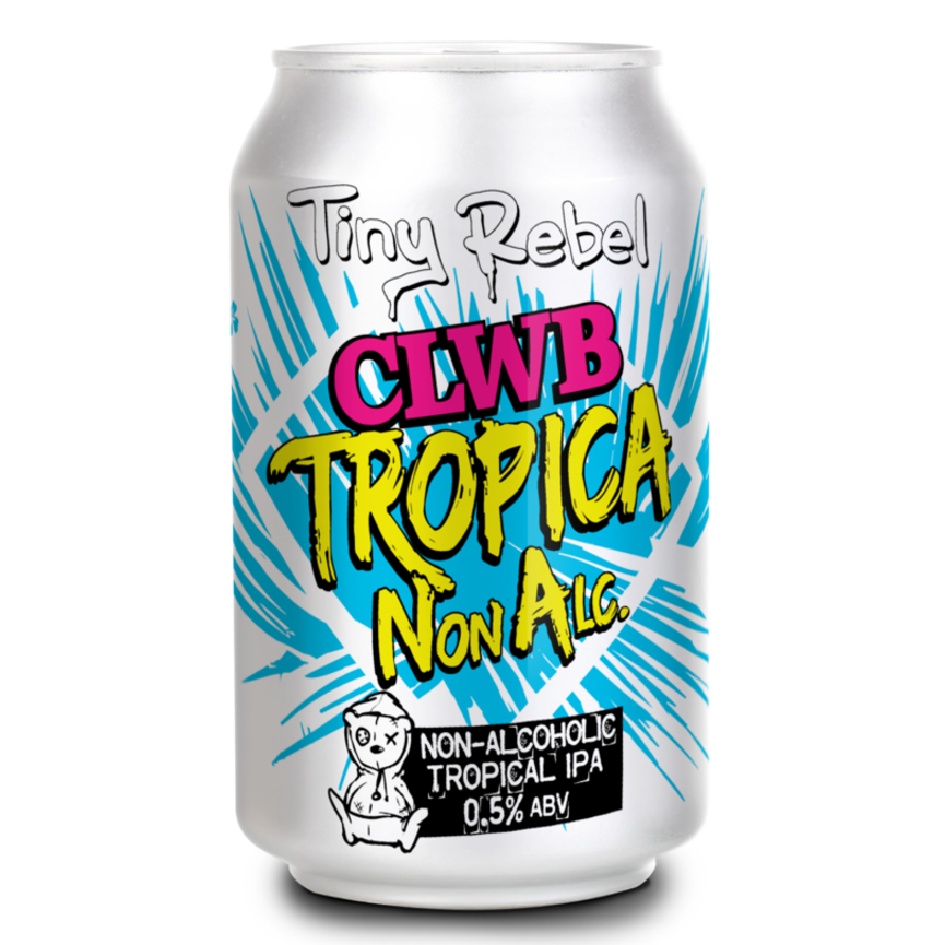 Tiny Rebel Clwb Tropica - Non-Alcoholic Tropical IPA 330ml Can-World Beer-5060343552722-Fountainhall Wines