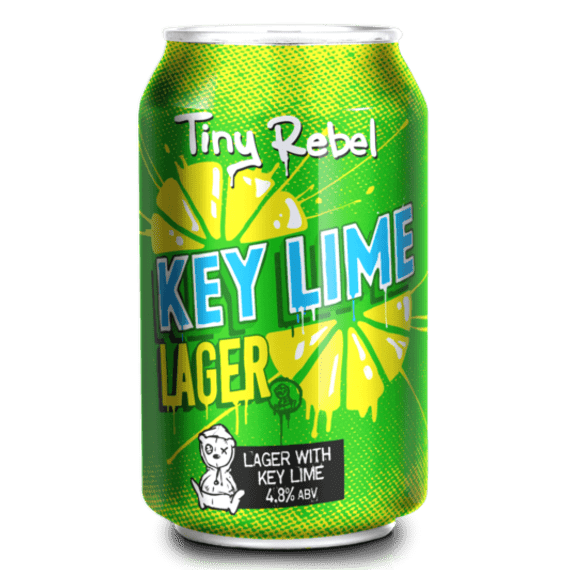 Tiny Rebel Key Lime Lager - Lager With Key Lime 330ml Can-World Beer-5060343553415-Fountainhall Wines