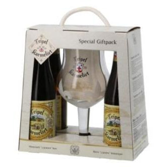 Tripel Karmeliet Gift Pack 330ml x 4 + Glass-World Beer-5410693100492-Fountainhall Wines