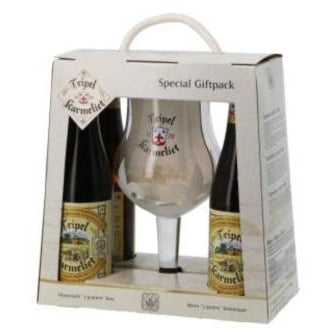 Tripel Karmeliet Gift Pack 330ml x 4 + Glass-World Beer-Fountainhall Wines
