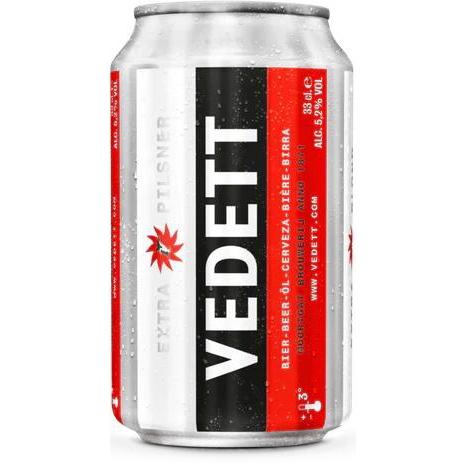 Vedett Extra Pilsner (Extra Blond) Beer 330ml Can-World Beer-5411681400181-Fountainhall Wines