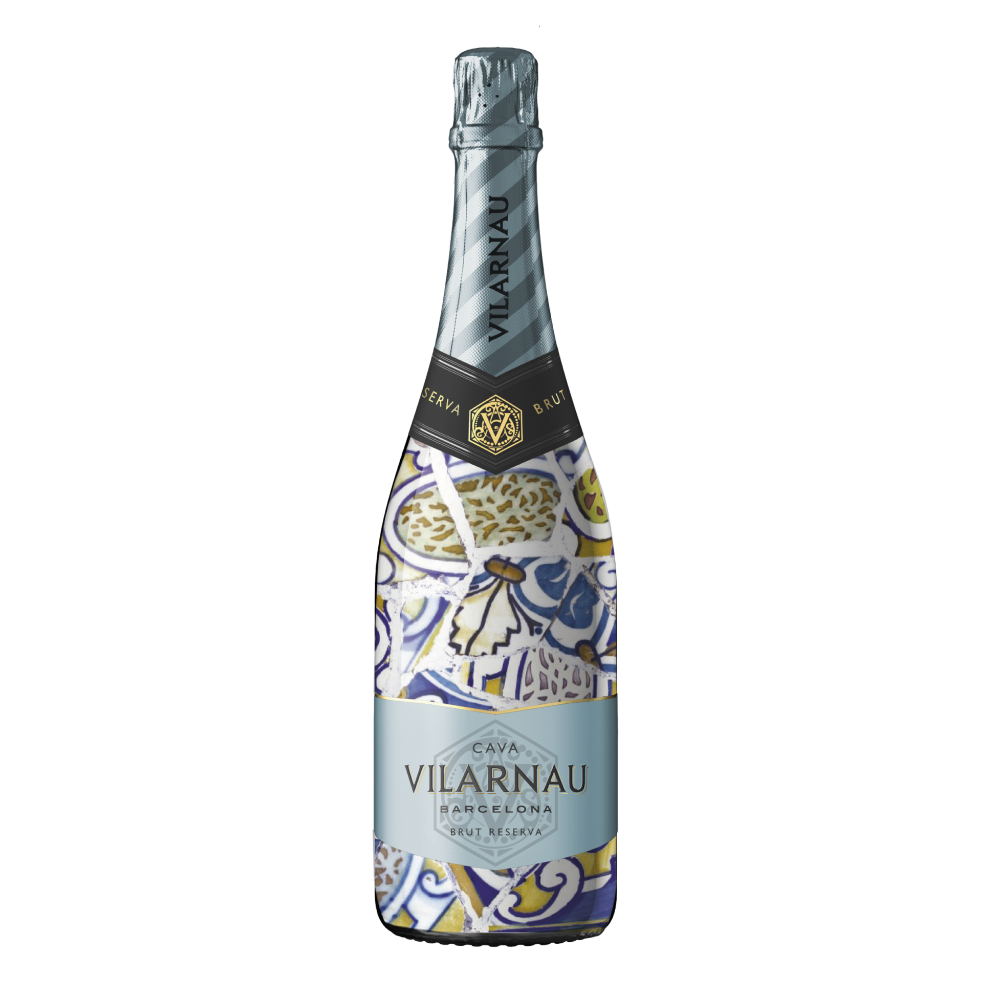Vilarnau Organic Brut Reserva Cava With Gaudi Sleeve-Sparkling Wine-8410023016308-Fountainhall Wines